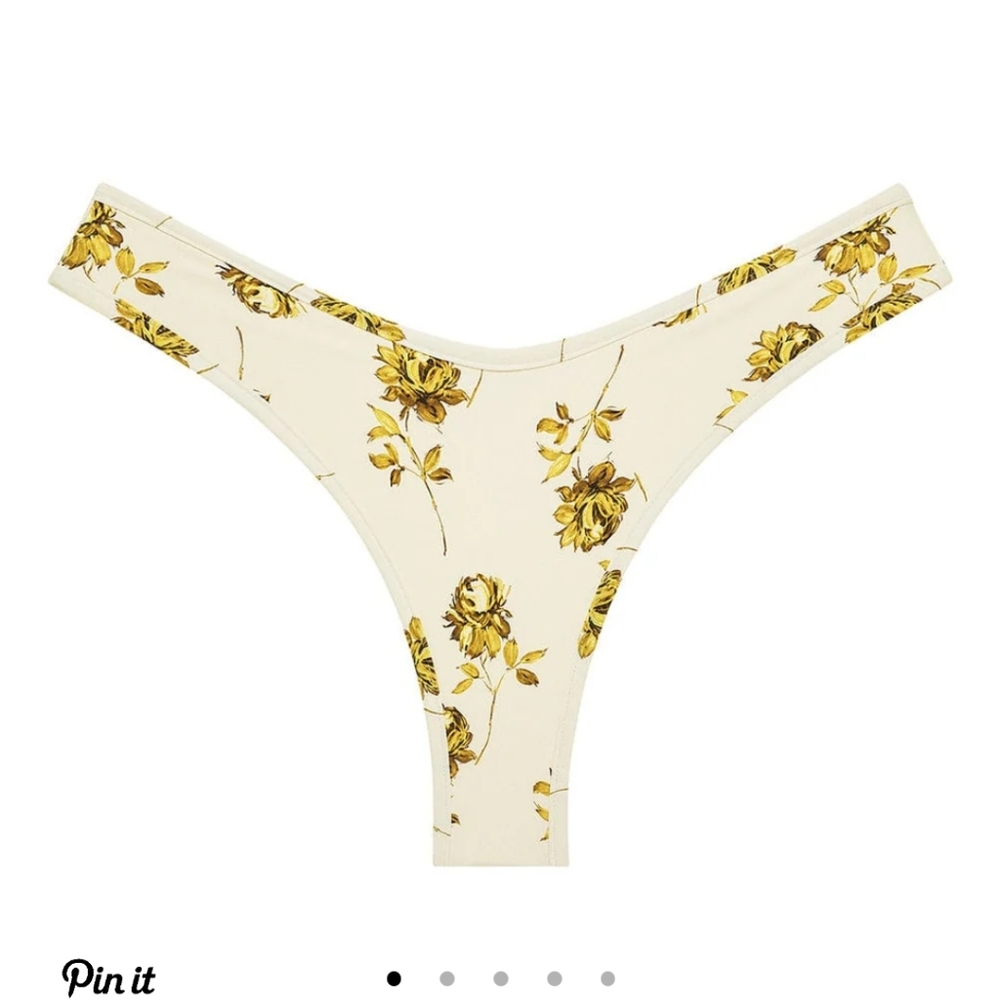 Montce Bikini Set- Gold Filigree Simone Top and Lulu Bottoms NWT - Picture 3 of 8